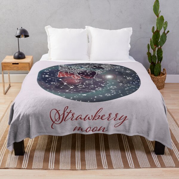 Item preview, Strawberry moon Big Dipper Ursa Major Constellation art Astronomy gifts Celestial poster Science gifts women Astronomy print Starry night sky Astronomer gift designed and sold by GalleryArtField.