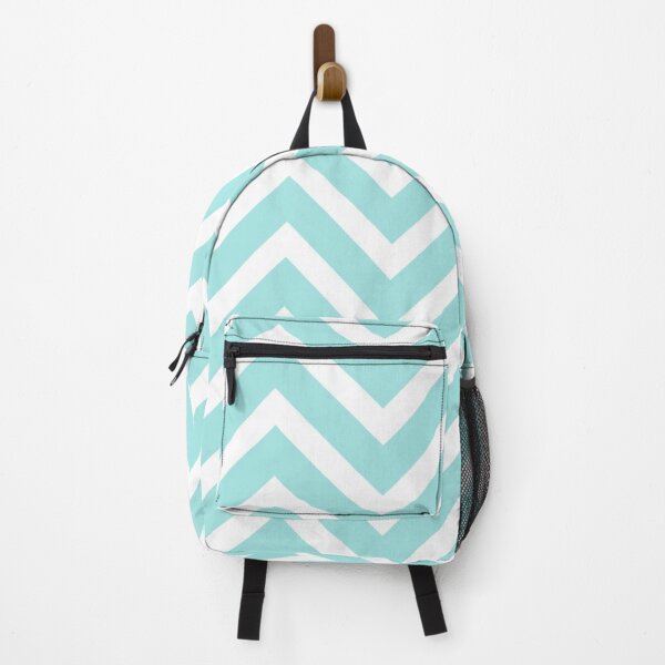Item preview, Aqua Blue Zigzag Pattern designed and sold by slimbirdy.
