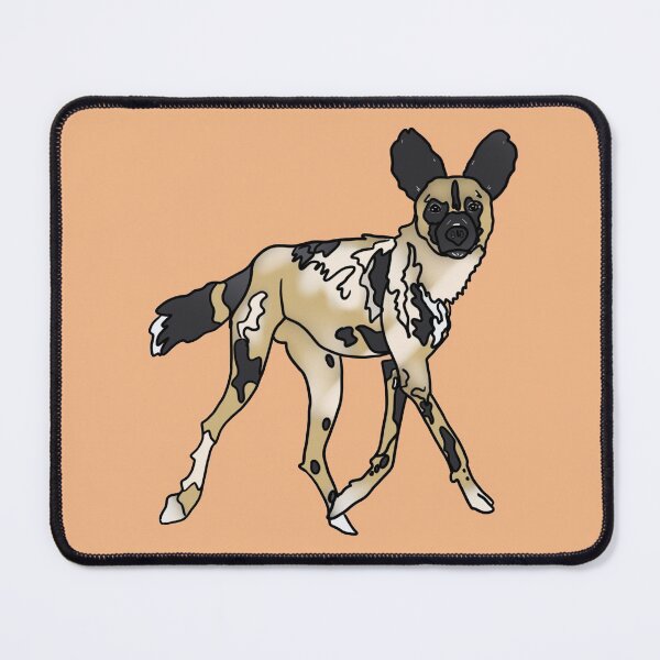 Item preview, African Painted Dog - Cartoon designed and sold by bellamousse design co.