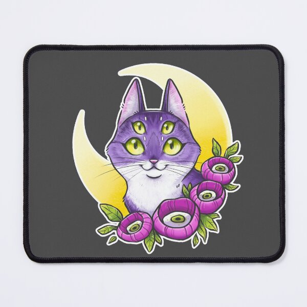 Item preview, Crescent Moon Alien Kitty designed and sold by kattvalk.