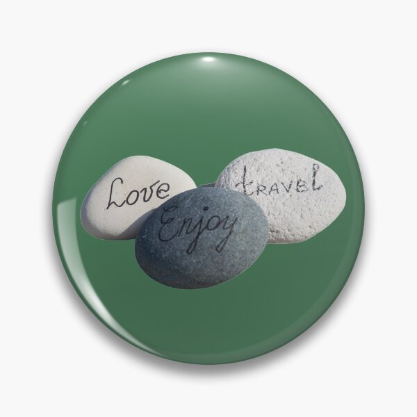 Item preview, Stones love, travel, enjoy designed and sold by Bettina2311.
