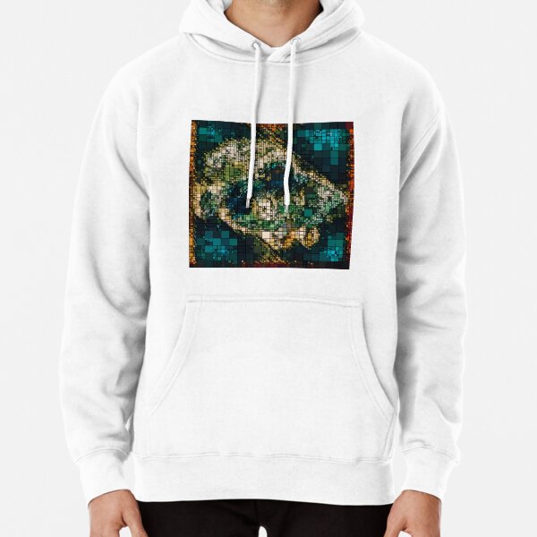 Fish In Water With Fire Pullover Hoodie