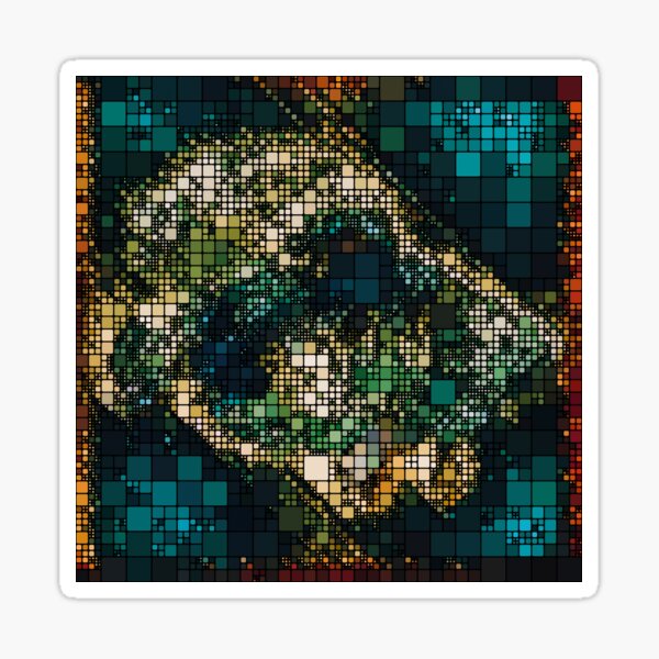 Fish In Water With Fire Sticker
