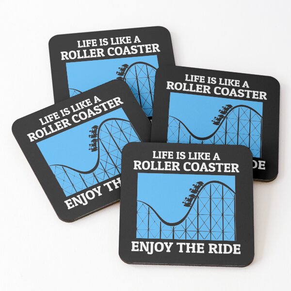 Item preview, Roller Coaster Amusement Park Funny Saying designed and sold by TastefulTees.