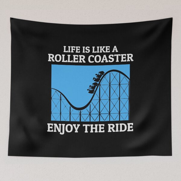 Item preview, Roller Coaster Amusement Park Funny Saying designed and sold by TastefulTees.