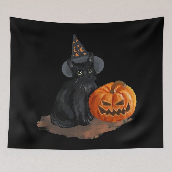 Item preview, A Spooktacular Black Cat designed and sold by LADYGOODMOOD.