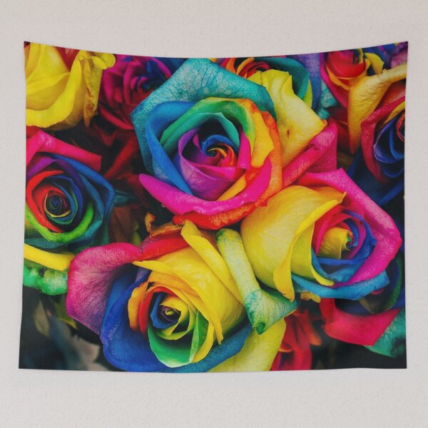 Item preview, Colorful roses, joyful design designed and sold by NoahDea.