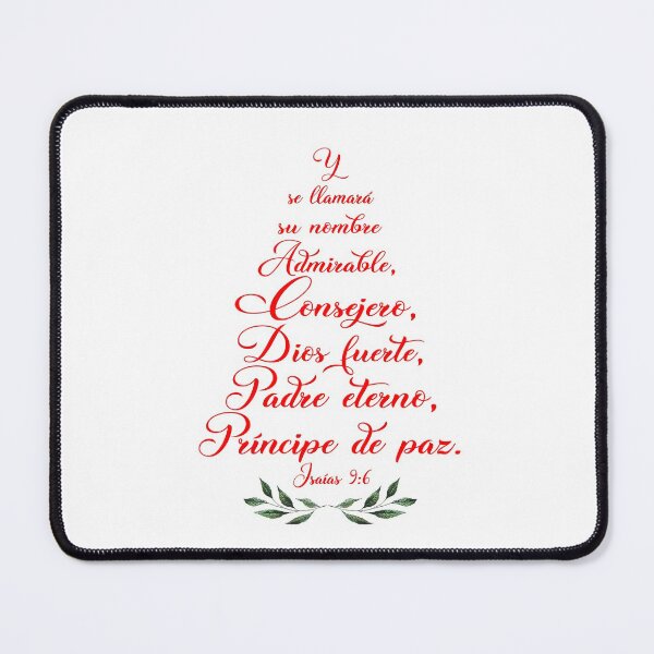 Item preview, Isaias 9:6, Spanish Christmas Bible Verse designed and sold by Aryam Quotes.