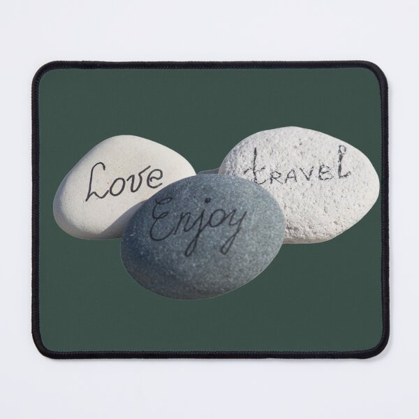 Item preview, Stones love, travel, enjoy designed and sold by Bettina2311.