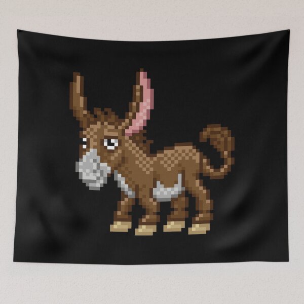 Item preview, Colorful Pixelated Mule Lucky Holographic Mule designed and sold by Red-ElYoubi.