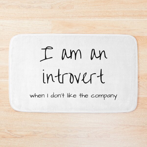 Item preview, I am Introvert - Antisocial humour  designed and sold by Witfulwisdom.