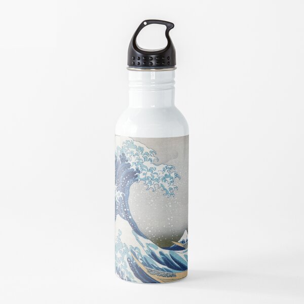 Under the Wave off Kanagawa - The Great Wave - Katsushika Hokusai Water Bottle