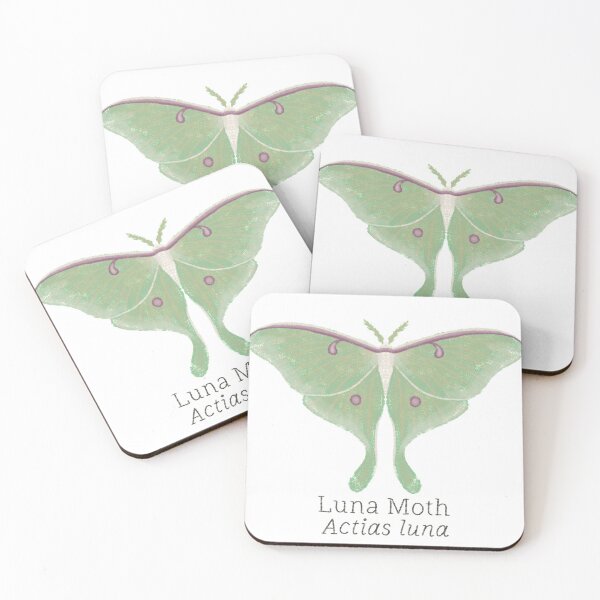 Item preview, luna moth designed and sold by WyrdandWoven.