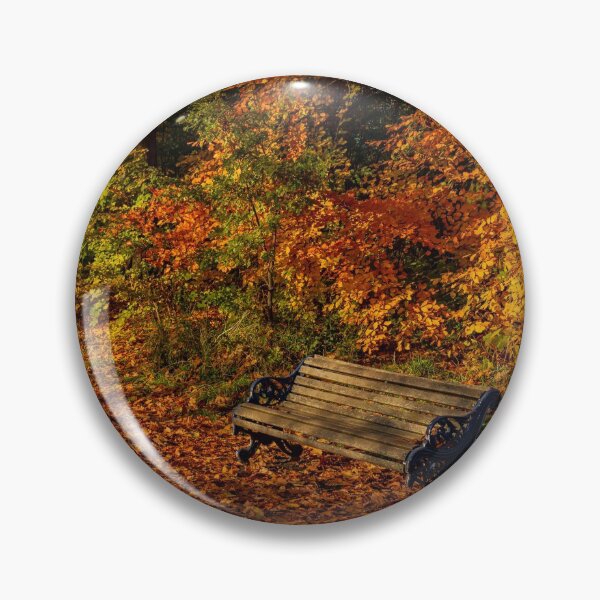 Item preview, Park bench in Autumn designed and sold by Paul Madden.