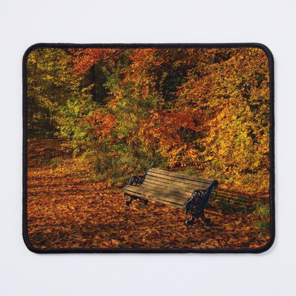 Item preview, Park bench in Autumn designed and sold by Paul Madden.
