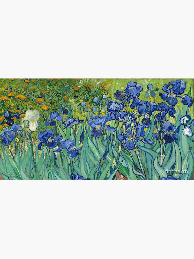 Aperçu 5 sur 5. Tapis de souris avec l'œuvre Van Gogh Irises créée et vendue par fineearth.