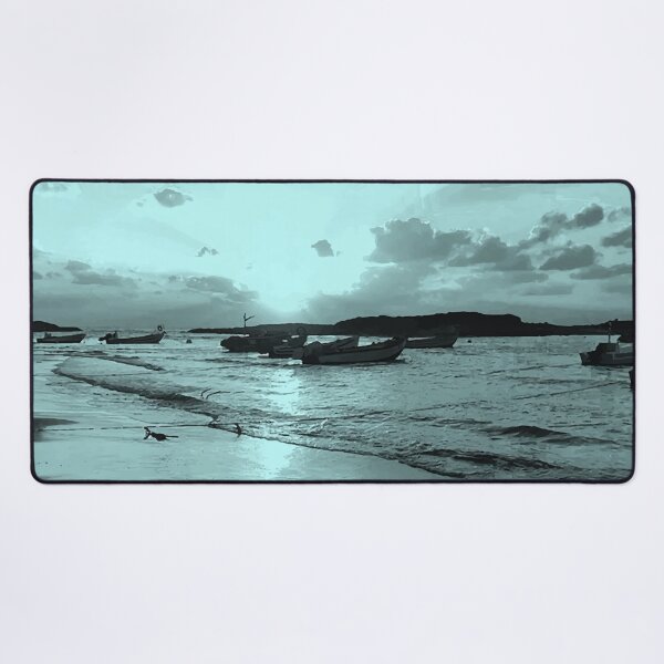 Item preview, Sea-life. boats.  ocean. beach. blue. sea. sand. designed and sold by PrintedDreams.