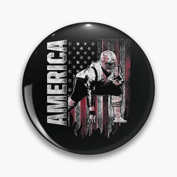 Item preview, Lineman America Flag Offensive Defensive Player designed and sold by lindaxse.