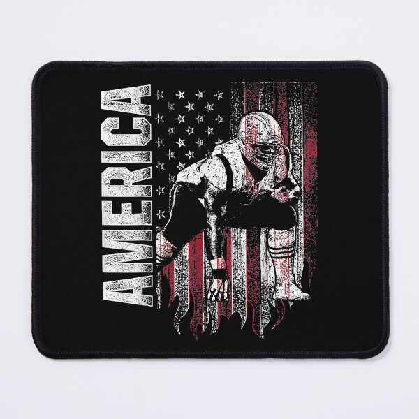 Item preview, Lineman America Flag Offensive Defensive Player designed and sold by lindaxse.