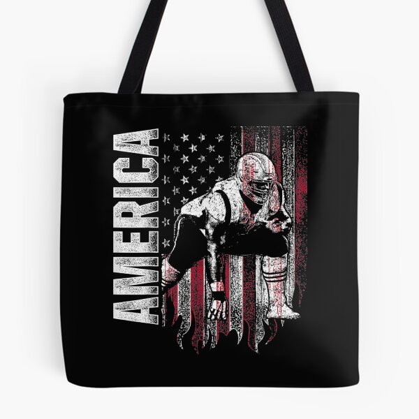 Item preview, Lineman America Flag Offensive Defensive Player designed and sold by lindaxse.
