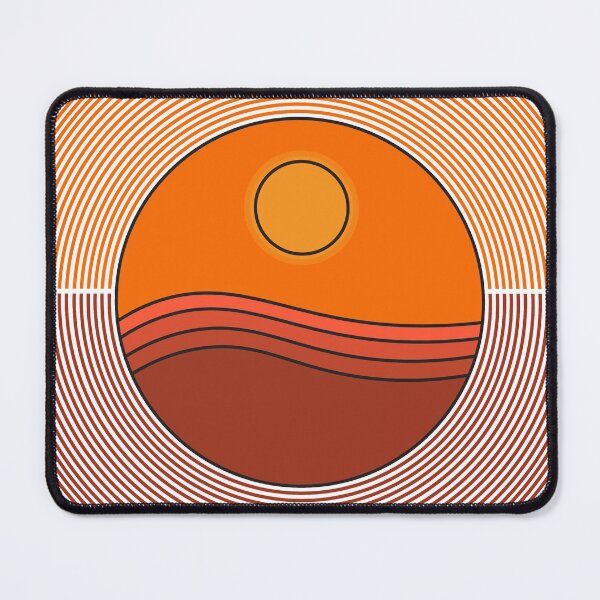 Item preview, Orange Sunset Behind The Mountains designed and sold by TH3--DESIGNER.