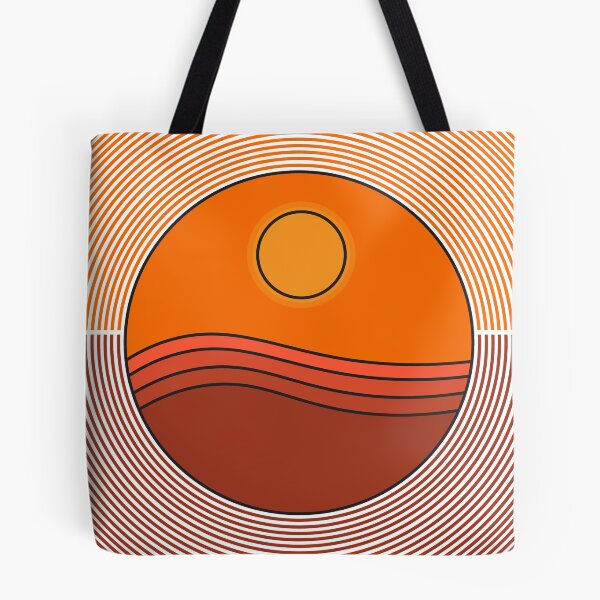 Item preview, Orange Sunset Behind The Mountains designed and sold by TH3--DESIGNER.