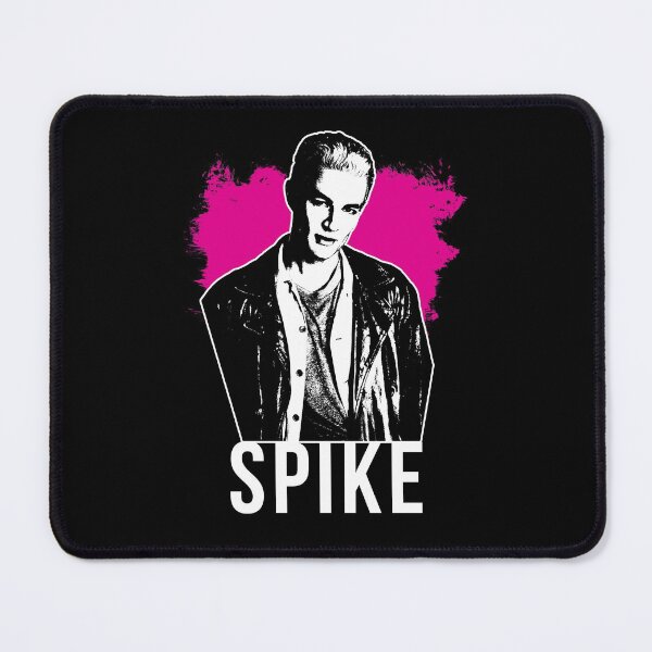 Item preview, Spike the Vampire - Hot Pink with White Text (BtVS) designed and sold by Vixetches.