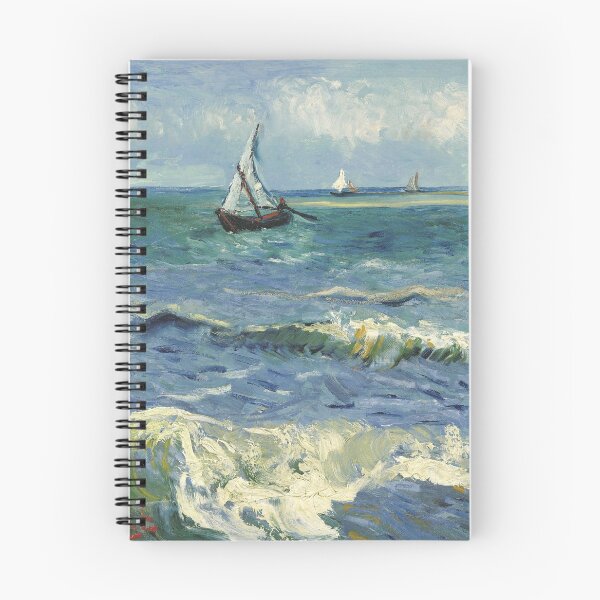 Item preview, Vincent Van Gogh Seascape Painting designed and sold by Vintage Wall Art.