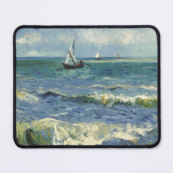 Item preview, Vincent Van Gogh Seascape Painting designed and sold by Vintage Wall Art.