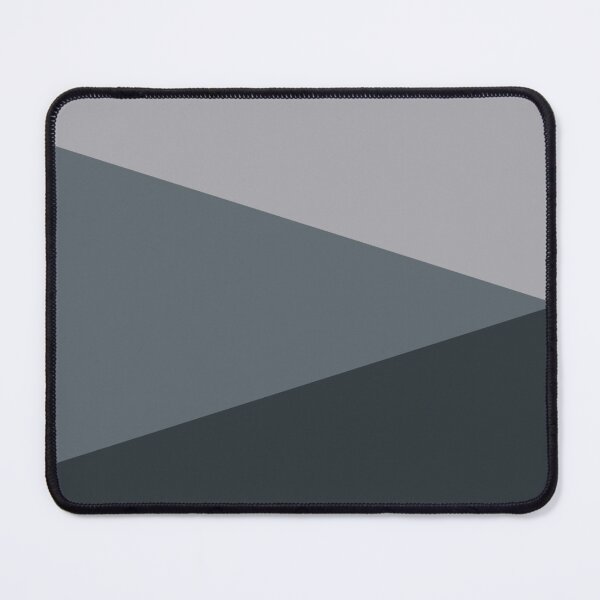 Item preview, GUNMETAL GREY, SLATE and METALLIC SILVER GEOMETRIC DESIGN PRINT designed and sold by RachelMacht.
