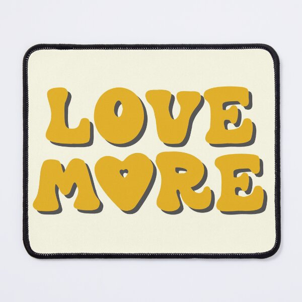 Item preview, Love more - Yellow designed and sold by LaftaDesign.