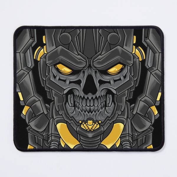 Item preview, mecha skull designed and sold by Localhosttees.