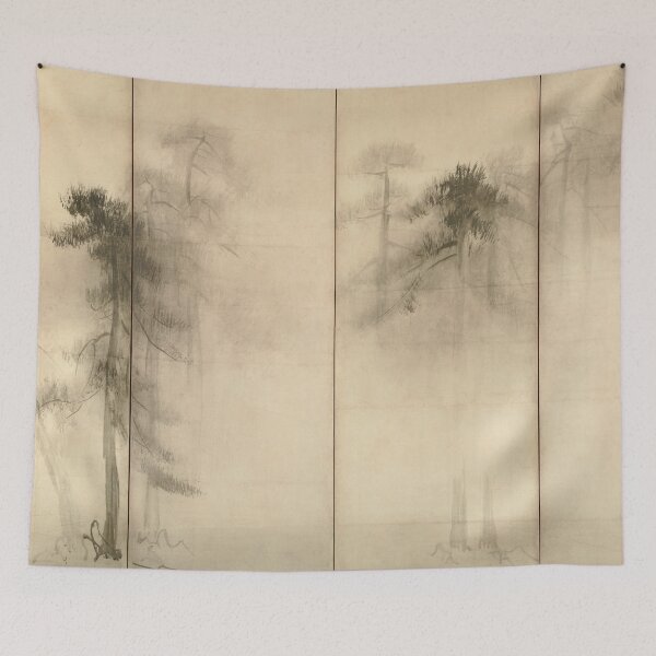Item preview, Pine Trees (Shōrin-zu byōbu) Hasegawa Tohaku designed and sold by Vintage Wall Art.