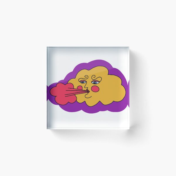 Item preview, Yellow cloud with wind designed and sold by OneginaEvgenia.
