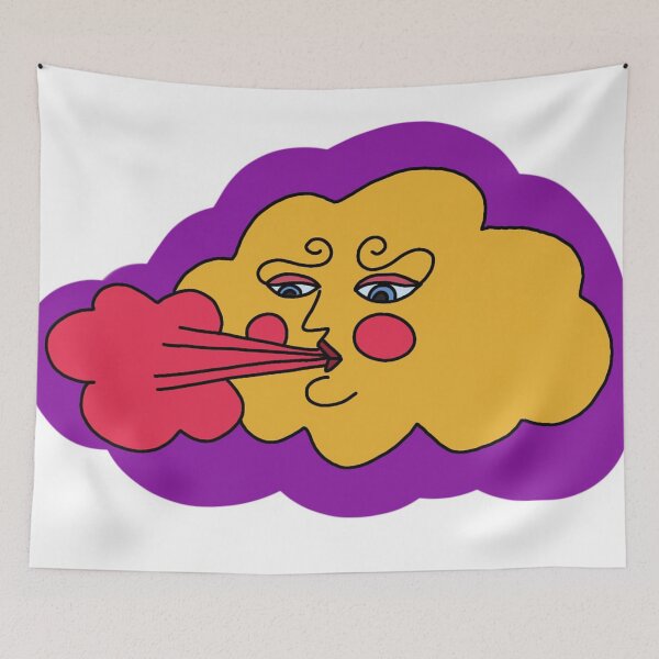 Item preview, Yellow cloud with wind designed and sold by OneginaEvgenia.