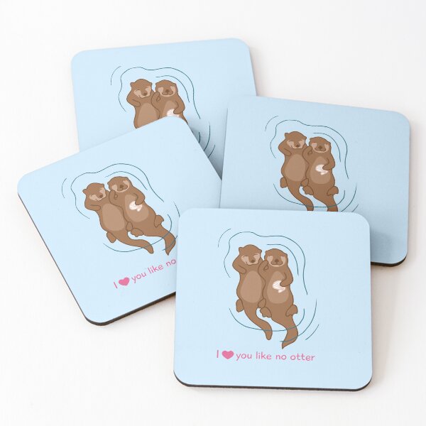 Item preview, Funny otter love design designed and sold by kasumidesign.