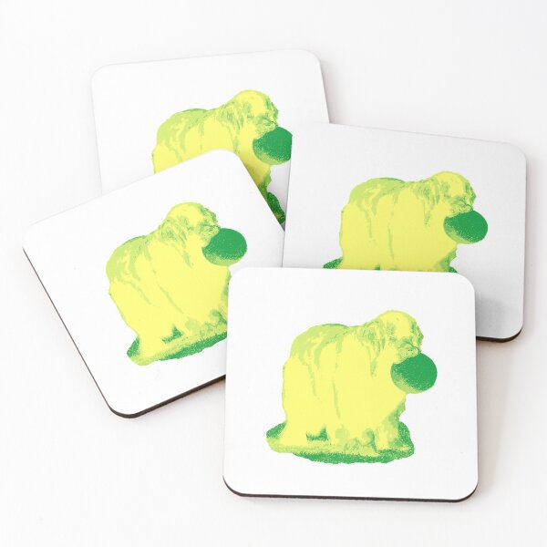 Item preview, Newfoundland dog yellow designed and sold by Moonyflower.