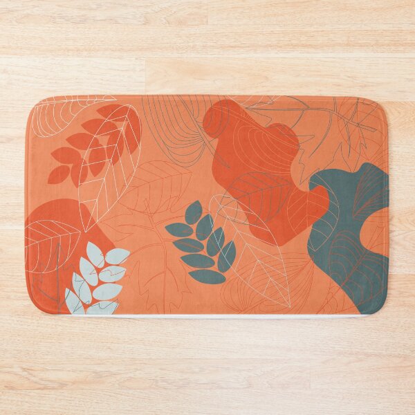 Item preview, Abstract outline foliage pattern designed and sold by CutieBlue.