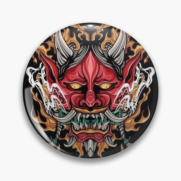 Item preview, Oni Mask Japanese Culture Art M ByTe designed and sold by Bubu World.