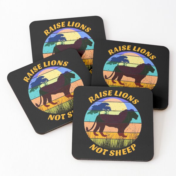 Item preview, Raise Lions Not Sheep, African Savanna Sunset designed and sold by SUNarea.