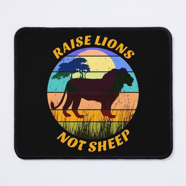 Item preview, Raise Lions Not Sheep, African Savanna Sunset designed and sold by SUNarea.