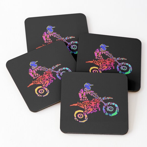 Item preview, Colorful Dirt Bike Racer designed and sold by ComfyRebel.