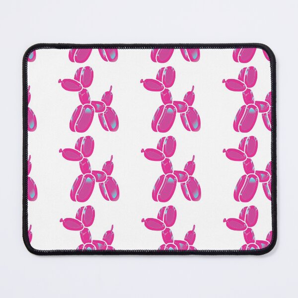 Item preview, Chrome Dog Balloon Pink on White designed and sold by lineartdesigns.