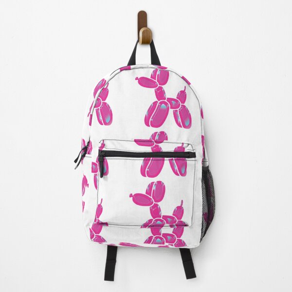 Item preview, Chrome Dog Balloon Pink on White designed and sold by lineartdesigns.