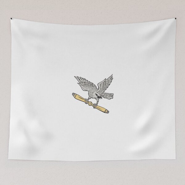 Item preview, Shrike Clutching Propeller Blade Retro designed and sold by patrimonio.