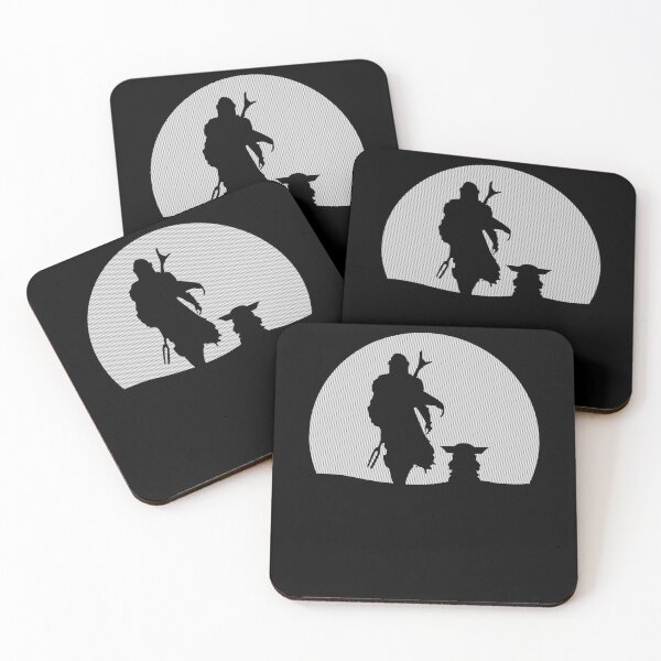 Item preview, Mando Silhouette - Minimalist TV & Movie design - Film & TV Art designed and sold by PopCultArcade.