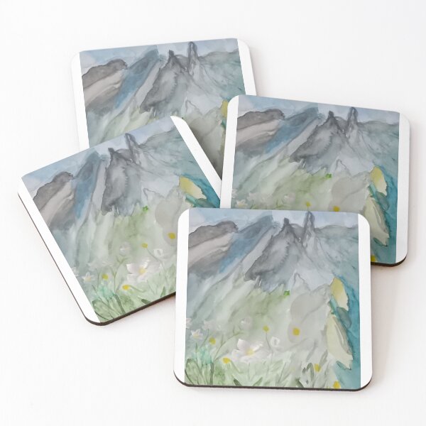 Aperçu de l'œuvre Paysage aquarelle peint à la main créée et vendue par Ewry.