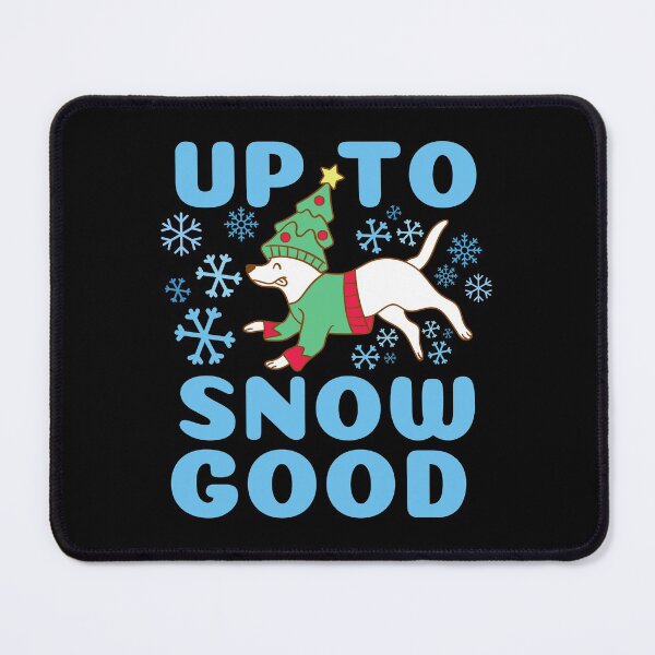 Item preview, Up to Snow Good, Dog Running Through Snowflakes designed and sold by ACC .