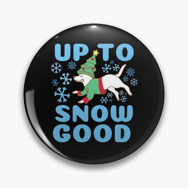 Item preview, Up to Snow Good, Dog Running Through Snowflakes designed and sold by ACC .