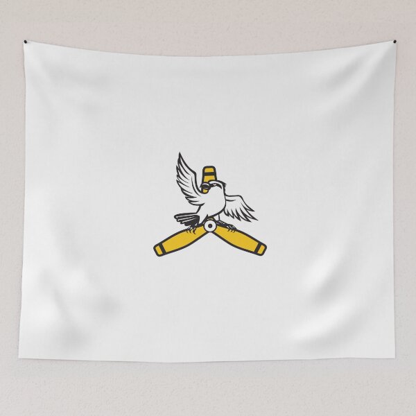 Item preview, Shrike Perching Propeller Blade Retro designed and sold by patrimonio.